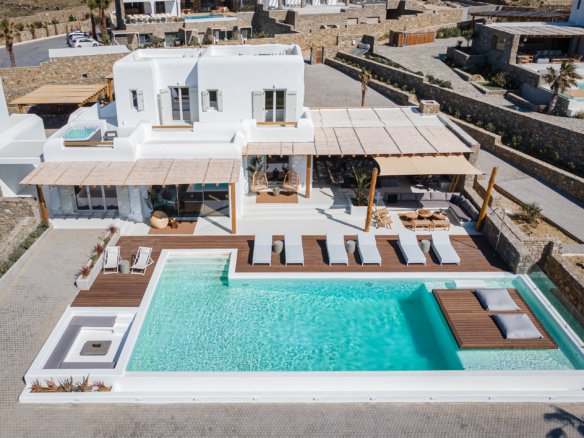 Villa Horizon Blu luxury villa in Kalafatis Mykonos