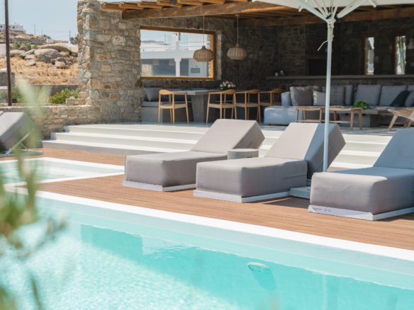 Villa Tropical Oasis luxury villa in Kalafatis Mykonos